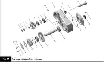 Редуктор насоса